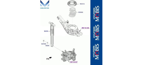 mobis zadnie ammortizatory hyundai staria 2021-25